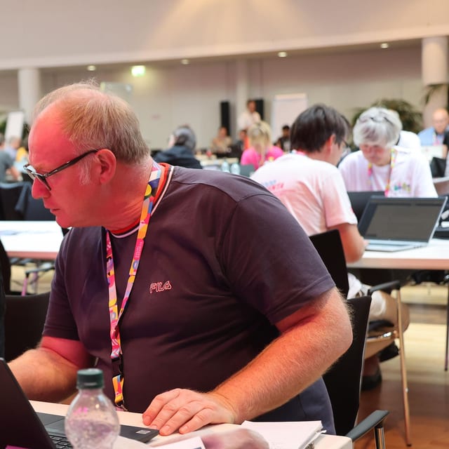 Participants at the Telekom Promptathon