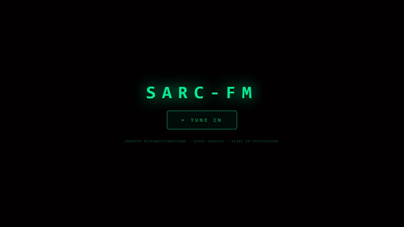 Screenshot: SARC-FM